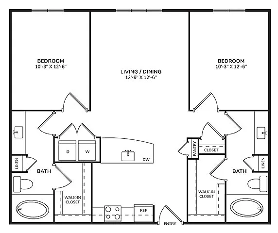 Floor plan B1