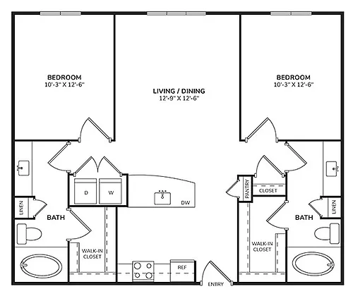 Floor plan B1
