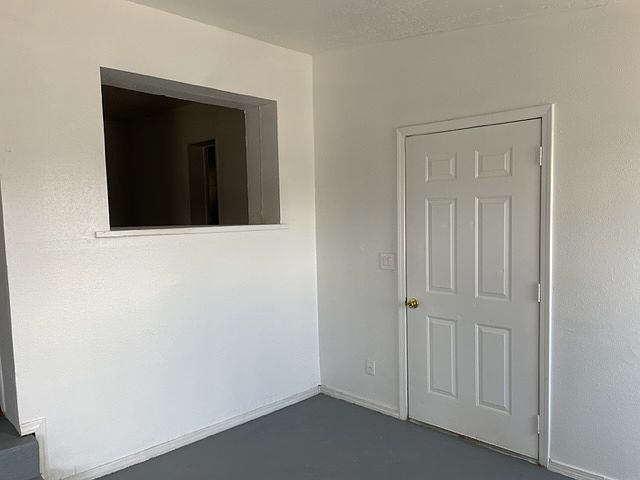 Rear exit