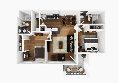 Floor plan 2X2
