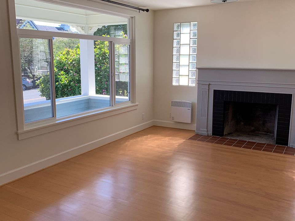 Refinished original fir floors, Large covered front porch