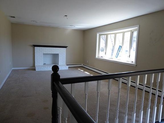 Living room with fireplace