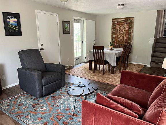 Living room & dining room - furnished