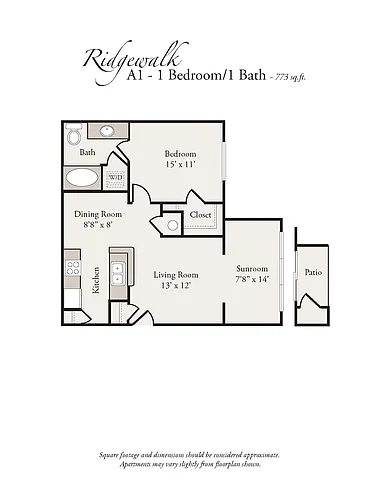 Floor plan 1X1