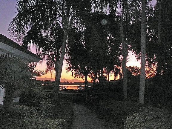 sunrise from front door