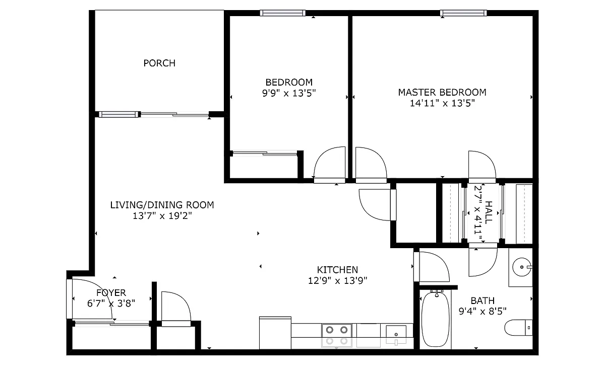 Floor plan Cedar
