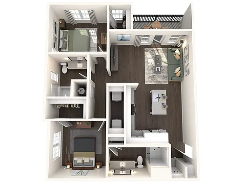 Floor plan Sand Cherry