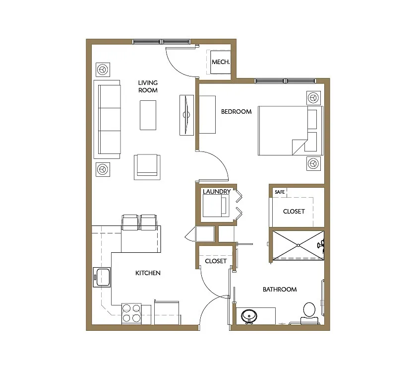 Floor plan 315