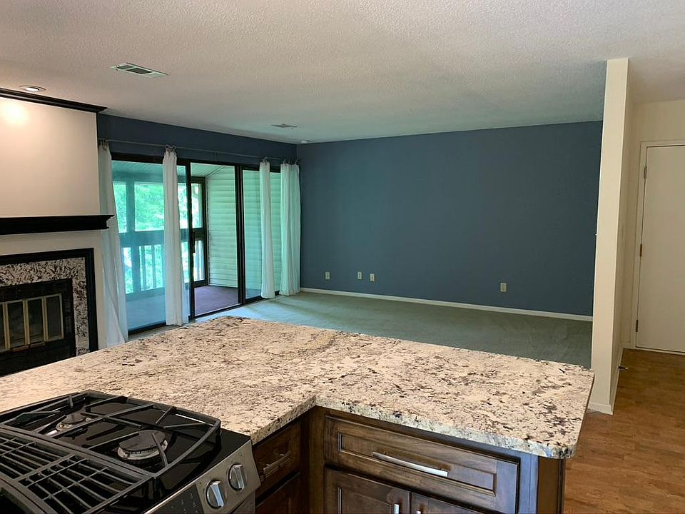 This is a very large area, big enough to accomodate a large sectional and Chair. Great for TV viewing while your cooking