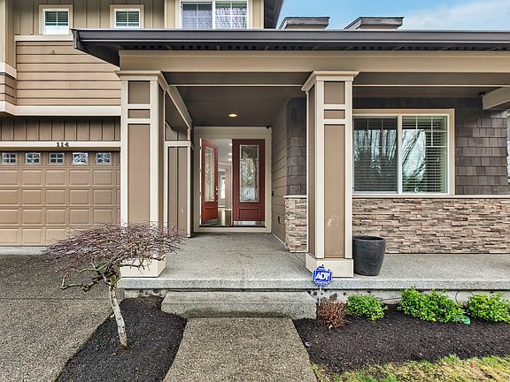 Walkway and covered porch