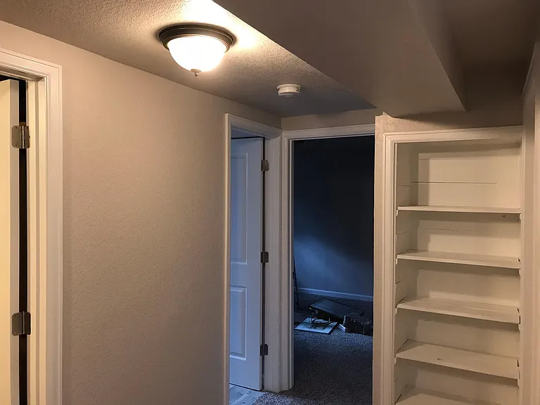 Finished basement 3/4 bath and bedroom