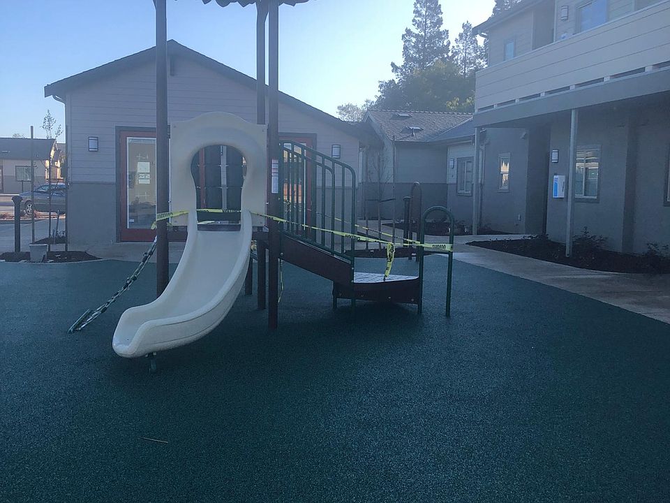 Tot lot play area