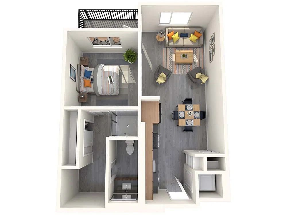 Floor plan Baker