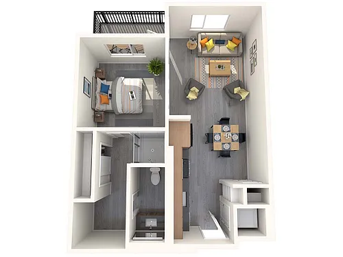 Floor plan Baker