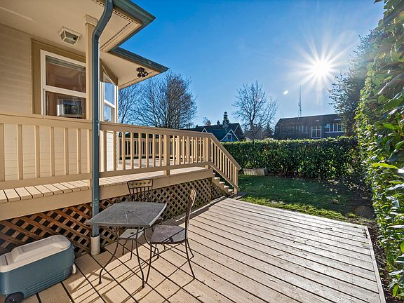 Patio is available to lower unit tenants. Yard is shared.