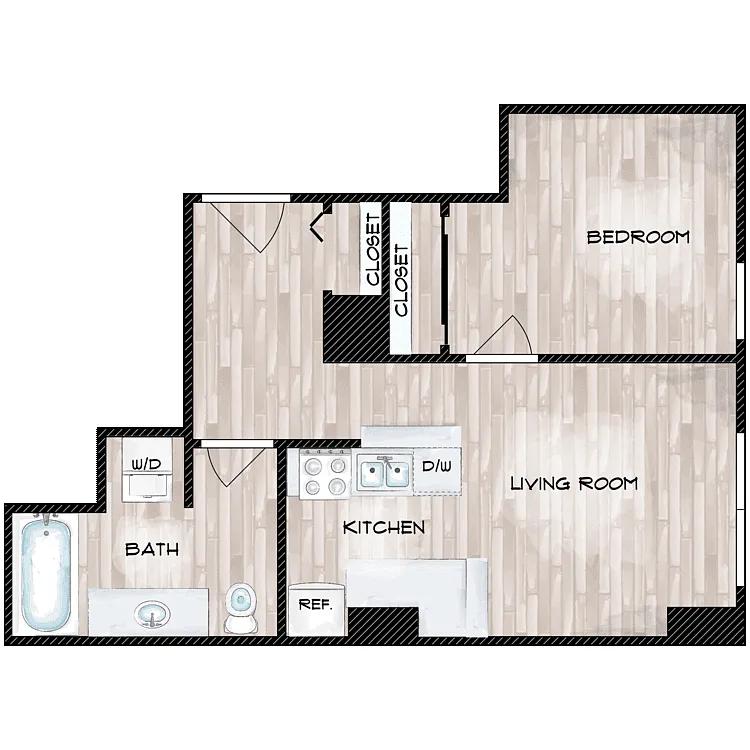 Floor plan Garden Oasis