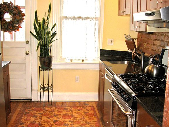 New dishwasher, exposed brick wall