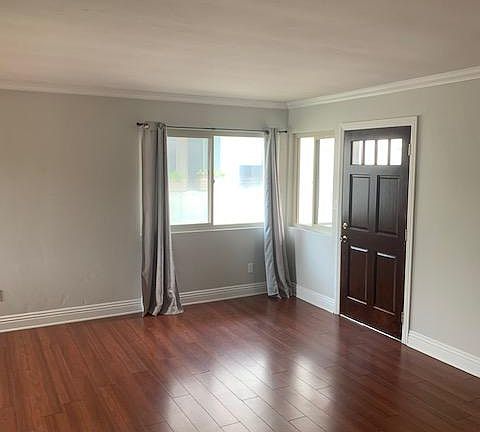 Living Room with laminate flooring