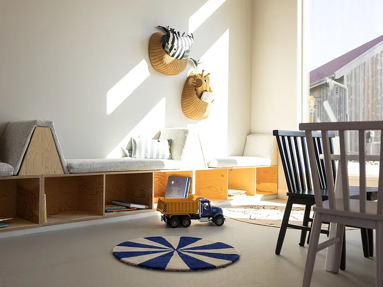 Playroom & outdoor playground