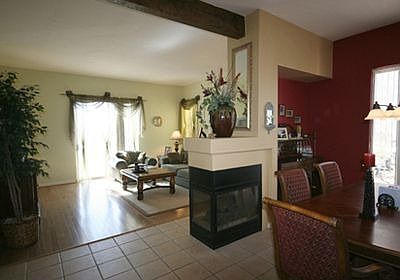 View from stairs