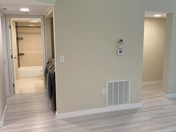 Living room and dining room