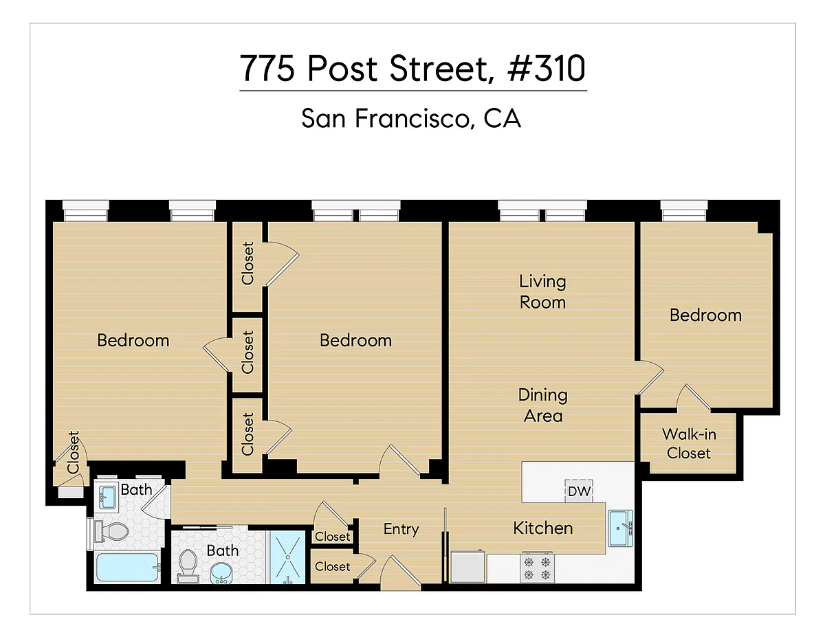 Floor plan 3 Bedroom