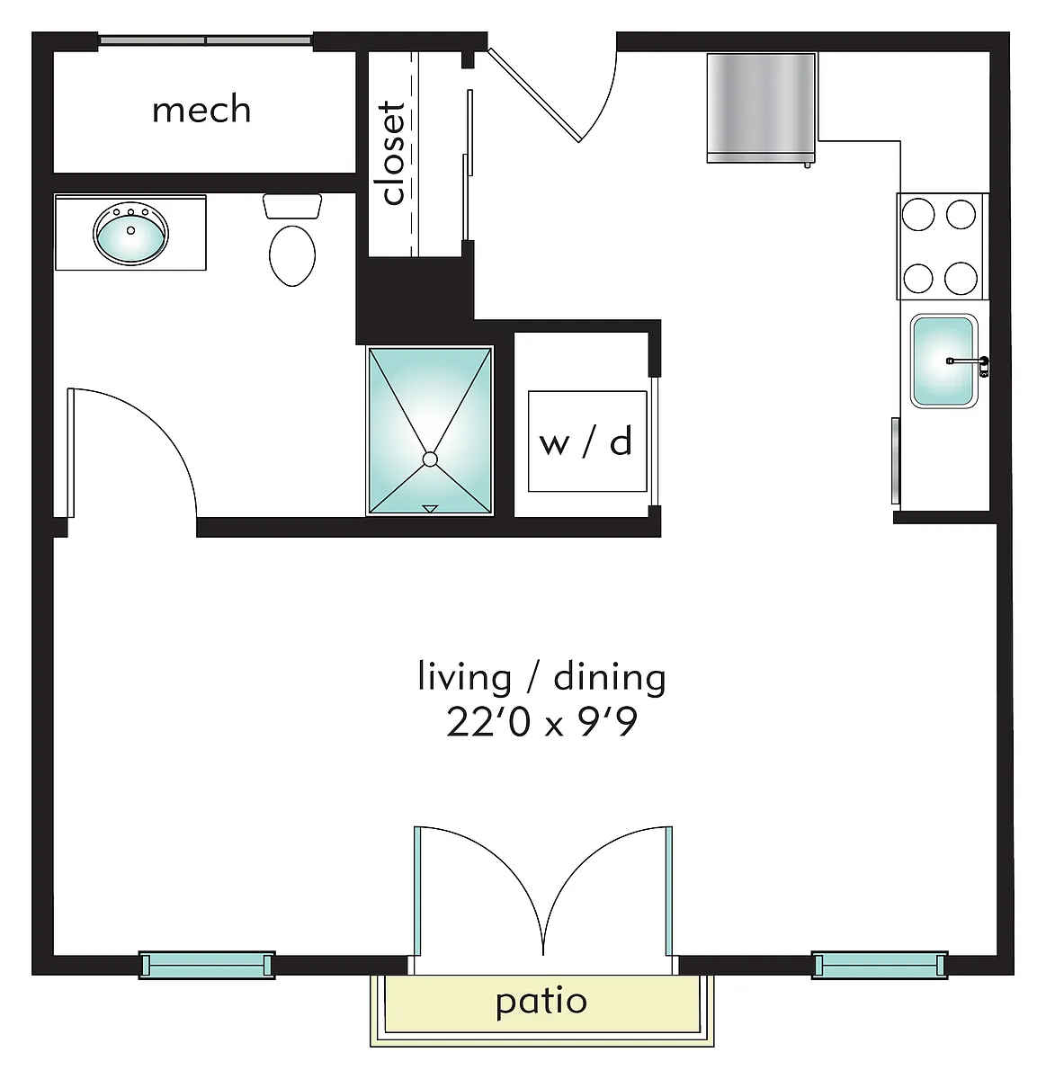 Floor plan SE