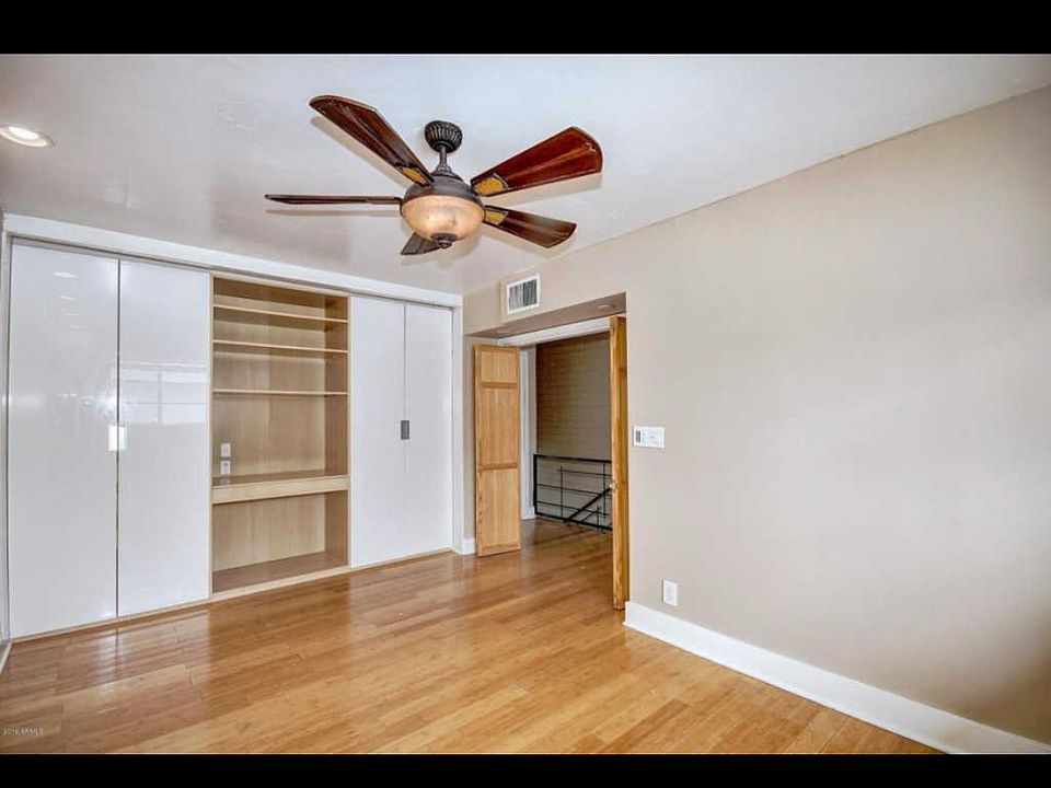 Master bedroom with built in storage