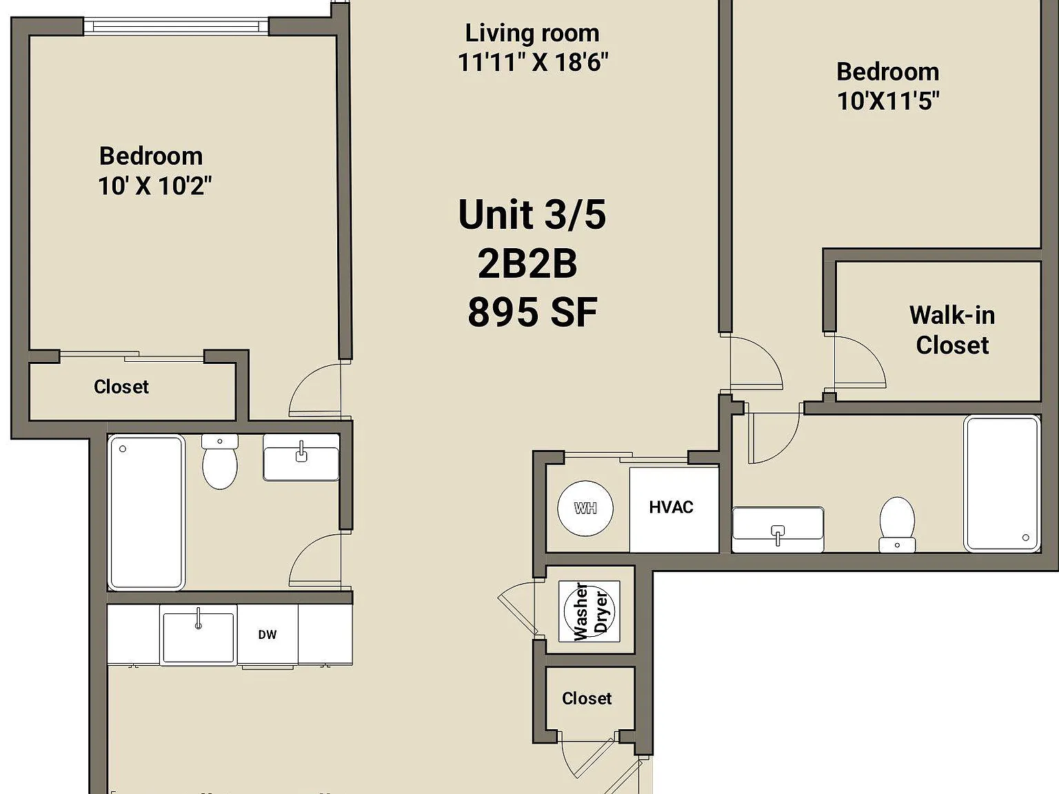 2 bed, $1,850 — Photo 1