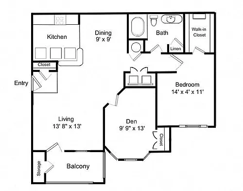 Floor plan A3 - Providence