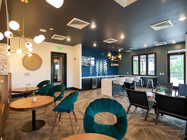 Indoor Sky Lounge with Event Kitchen