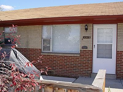 Front door and patio