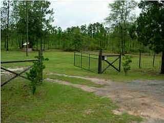 View from just outside gated property