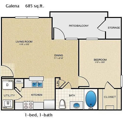 Floor plan Galena