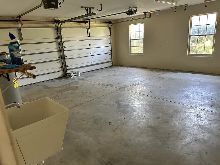 2 Car Garage view from house door