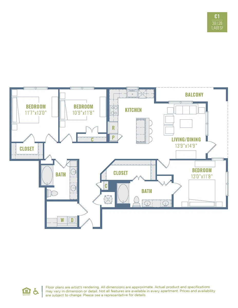 Floor plan C1