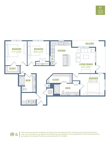 Floor plan C1