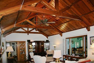 Living room ceiling
