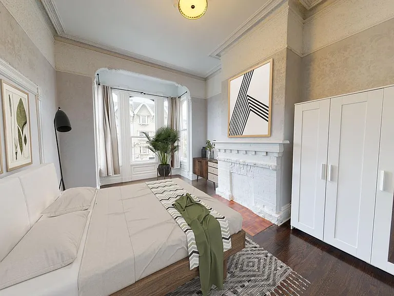 Bed 1-This image shows a virtually furnished space. Bedrooms come unfurnished.