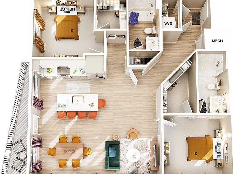 B2A floor plan Broadstone 2Thirty