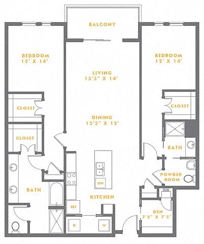 Floor plan The Madison