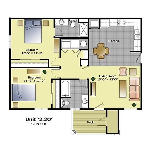 Floor plan 2-2 Q