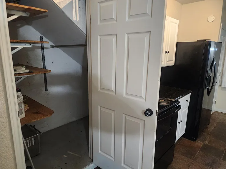 Storage closet.