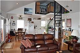 Open Living, dining and kitchen