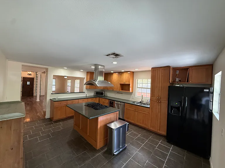 Kitchen - gas range w/hood, bosch dishwasher, dual zone wine fridge