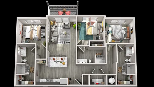 Floor plan 3X3