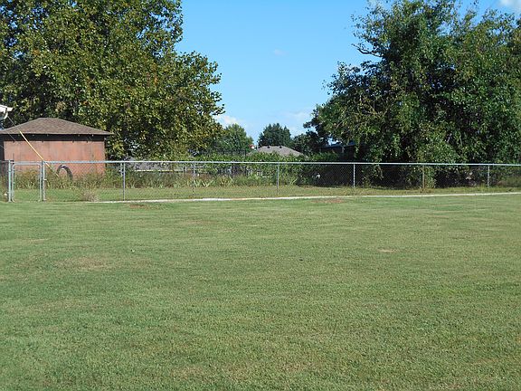enclosed garden area