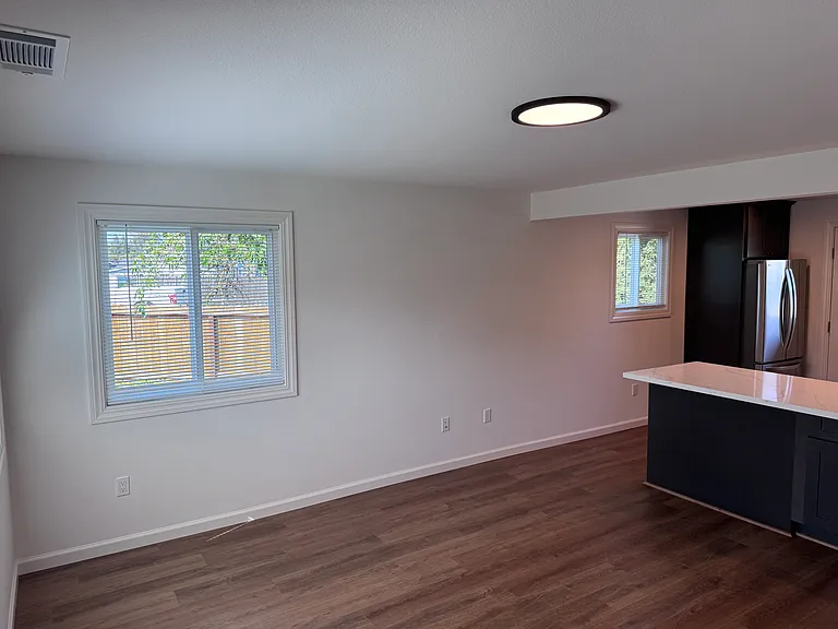 living/dining view
