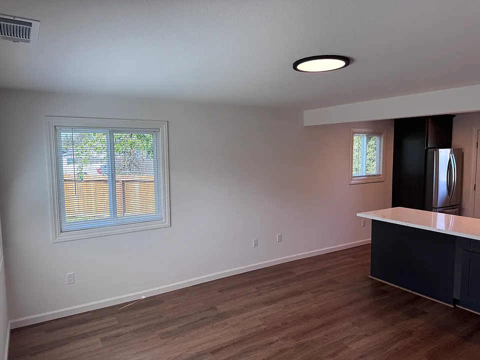 living/dining view