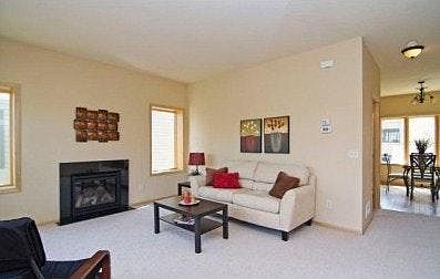 Living Room into dining room
